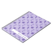 Retro Paarse gereedschap Recipe notebook Notitieboek (Linkerzijde)