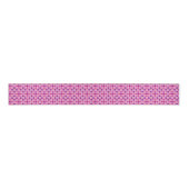 Retro Paarse Lila Stippen Grosgrain Lint (Voorkant)