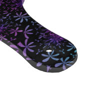 Retro Paarse Turquoise Floral Batik Snijplank (Hoek)