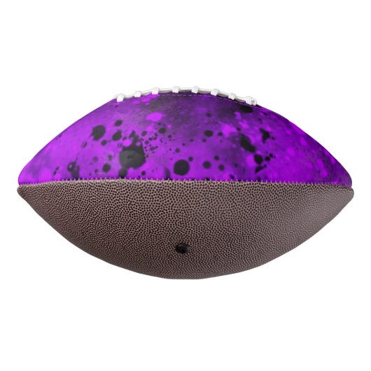 Retro Paarse verfspatten American Football (Gedraaid 270)
