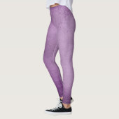 Retro  Paarse Vrouwen Leggings, lavendel Leggings (Links)