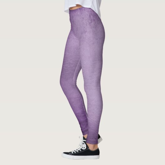 Retro  Paarse Vrouwen Leggings, lavendel Leggings (Links)