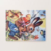 retro Paasangel Holiday puzzel (Horizontaal)