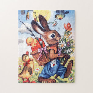retro Paasangel Holiday puzzel