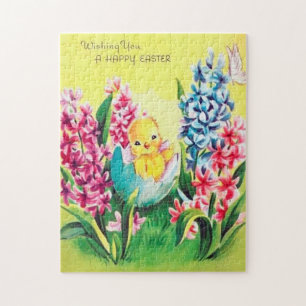 retro  paasbakje legpuzzel