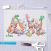 retro  paasbunnies Holiday Tissuepapier (Craft)