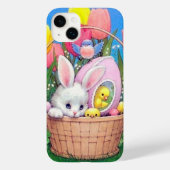 retro paasbunny Case-Mate iPhone case (Achterkant)