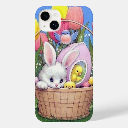 retro  paasbunny Case-Mate iPhone case (Achterkant)