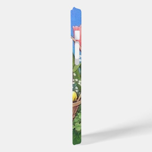 retro paasbunny Case-Mate iPhone case (Achterkant / Links)