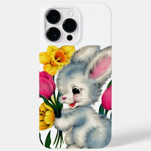 retro paasbunny Case-Mate iPhone case (Achterkant)