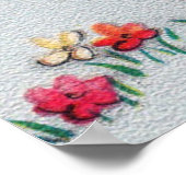 retro paasbunny decor poster (Hoek)