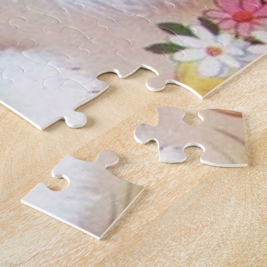 retro  paasbunny Holiday puzzel (Zijkant)