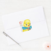 Retro  paaschick Holiday sticker (Envelop)