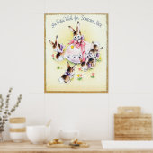retro paasdeeg poster (Keuken)