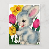 retro  paasfeest Holiday Briefkaart (Voorkant)