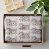 Retro Paasfeest Holiday Tissuepapier (Geschenk)