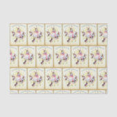 retro paasfeest in de rij tissuepapier (Voorkant)