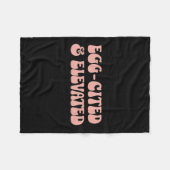  retro paasgrap Egg-geciteerd en verhoogd Fleece Deken (Voorkant (Horizontaal))