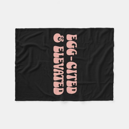  retro paasgrap Egg-geciteerd en verhoogd Fleece Deken (Voorkant (Horizontaal))