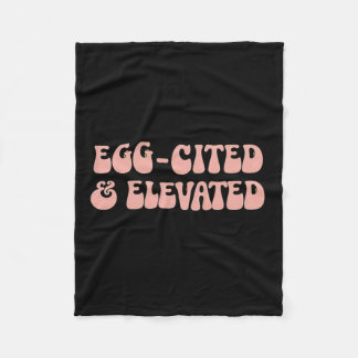  retro paasgrap Egg-geciteerd en verhoogd Fleece Deken