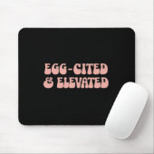 retro paasgrap Egg-geciteerd en verhoogd Muismat (Met muis)