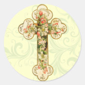 Retro Paaskruis Stickers (Voorkant)