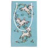 Retro/ paaslammeren klein cadeauzakje (Voorkant)