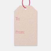 Retro-/ paaslamp cadeaulabel (Achterkant)