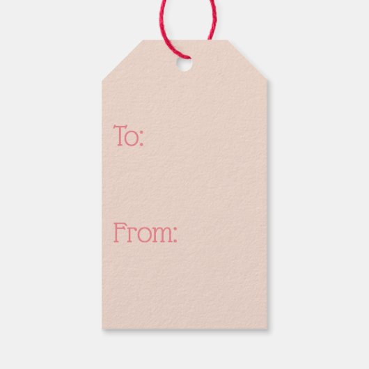 Retro-/ paaslamp cadeaulabel (Achterkant)