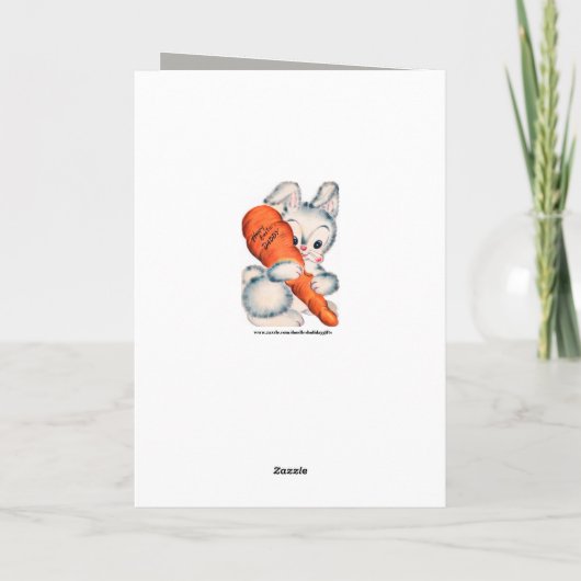 Retro  paasmaffia feestdagen kaart (Achterkant)