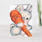 Retro paasmaffia feestdagen kaart (Voorkant)