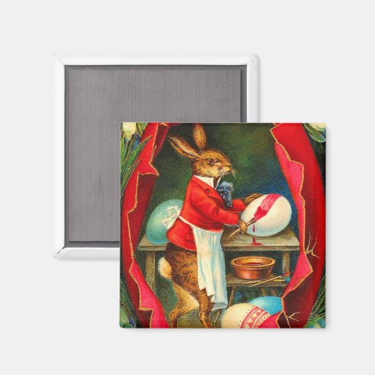 Retro Paasmagneet Magneet (Voorkant / Achterkant)