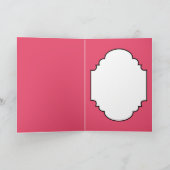 Retro Paasnaampje Feestdagen Kaart (Binnen)