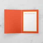 retro  paassteen voegt sentiment toe feestdagen kaart (Binnen)