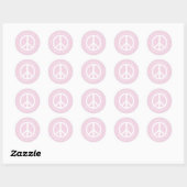 retro paasteken lila boho retouradres sticker (Vel)