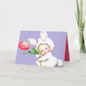 Retro Paasvakantie Feestdagen Kaart (Voorkant)