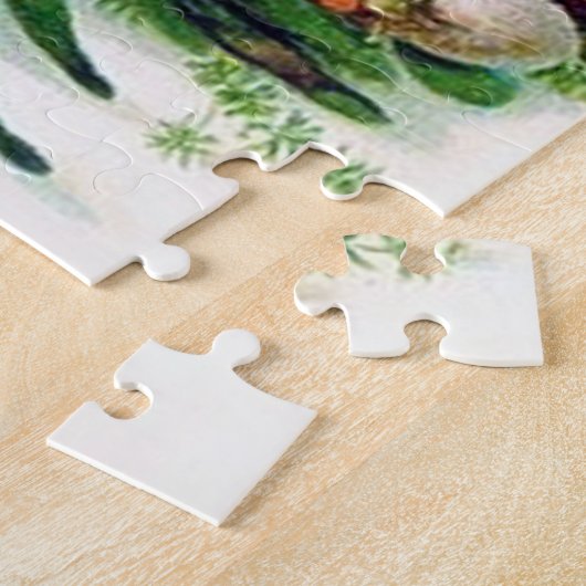 retro  paasvakantie legpuzzel (Zijkant)