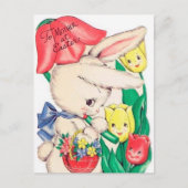 Retro  Paasvakantie Moeder briefkaart (Voorkant)