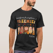 Retro Pacifiers Pumpkins Preemies NICU Nurse Fall  T-shirt (Voorkant)