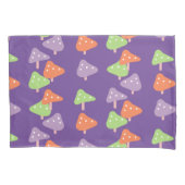 Retro paddenstoel kleurrijk patroonpatroon Kinder Kussensloop (Voorkant)