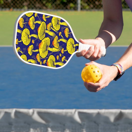 Retro Paddenstoel Pickleball Paddle Levendige Eleg (Insitu)