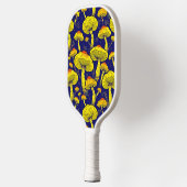 Retro Paddenstoel Pickleball Paddle Levendige Eleg (Links)