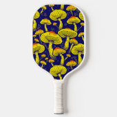 Retro Paddenstoel Pickleball Paddle Levendige Eleg (Voorkant)