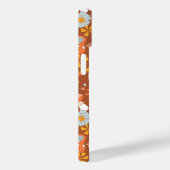 Retro  paddenstoelbladerpatroon Case-Mate iPhone case (Achterkant / Rechts)