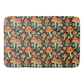 Retro Paddenstoelen  Flowers Badmat (Voorkant)