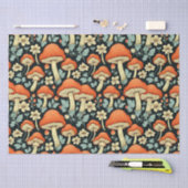 Retro Paddenstoelen  Flowers Tissuepapier (Craft)