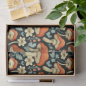 Retro Paddenstoelen  Flowers Tissuepapier (Geschenk)