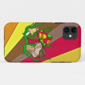 Retro paddenstoelen  kleuren Pop Case-Mate iPhone Case (Achterkant (horizontaal))