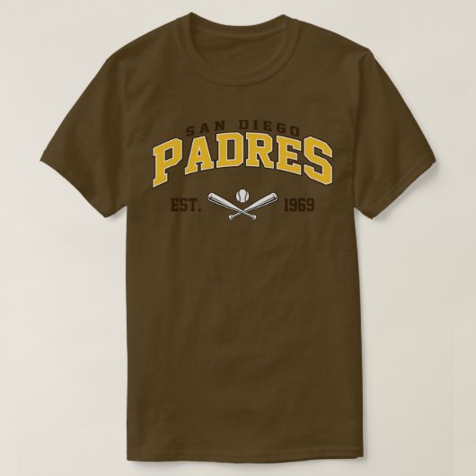 Retro Padres T-shirt (Design voorkant)