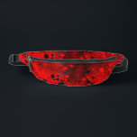 Retro Paint Splatter Effect Rood & Zwart Heuptasje<br><div class="desc">Helder en levendig verfspatpatroon, het oogverblindende ontwerp is een mix van rode en zwarte spatten. Dit abstracte en rommelige ontwerp zou het perfecte cadeau zijn voor een artiest, voor een weekendje weg, zomervakantie, voor winkeluitstapjes of een wandeling naar een pub aan de landzijde. u kunt dit ontwerp gebruiken om een...</div>